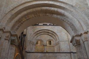 Romanesque arches at the West End